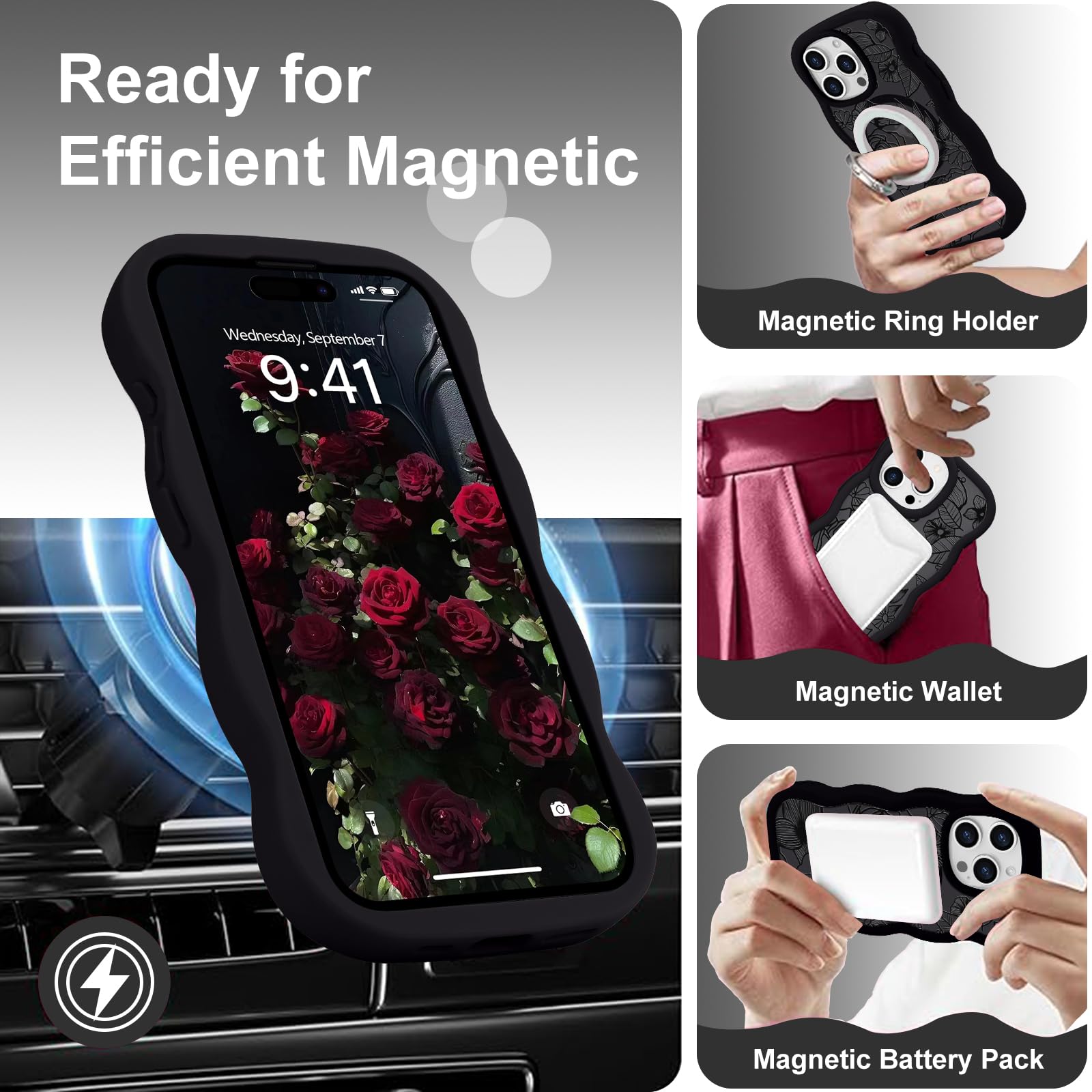 Amazon.co.jp: Pepmune iPhone 13 Pro 用 ケース MagSafe対応 半透明